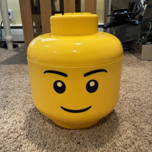Lego large yellow storage head - lego,